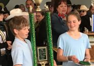 Photo by: BJ Hansen International Frog Jump Top Finishers Logan Busch and Madison Busch