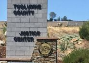 Photo by Tori James Tuolumne County Justice Center entrance marker