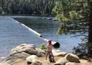 Photo by: BJ Hansen Biking at Pinecrest Lake
