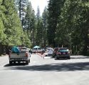 Photo by: BJ Hansen Traffic Backup at Pinecrest Lake