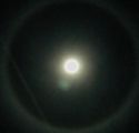 Photo by Eric Icenogle of the full moon on Saturday, 12/26/2020 with an impressive 22-degree halo. Photo by Eric Icenogle of the full moon on Saturday, 12/26/2020