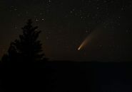 Photo by Michelle Bentz NEOWISE against the dark sky as taken up past Strawberry July 15 between 10 p.m. and midnight